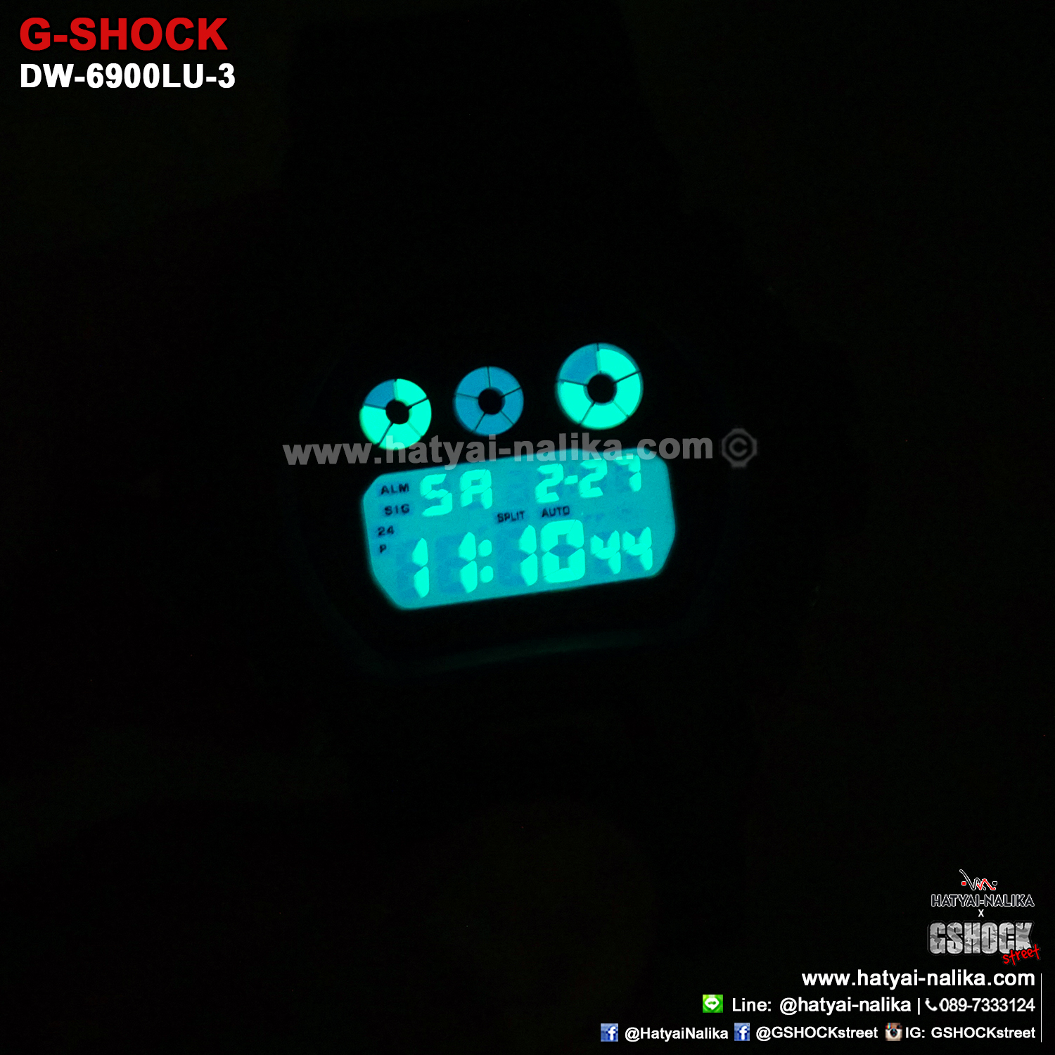 นาฬิกา Casio G-Shock DW-6900LU Layered Color Utility series รุ่น DW-6900LU-3 ของแท้ รับประกัน1ปี