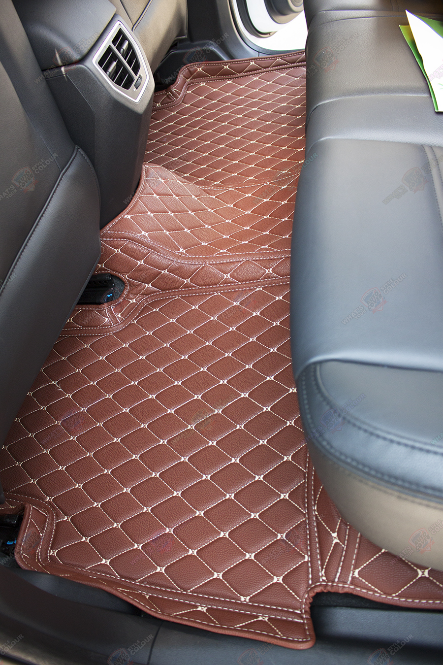 พรมรถยนต์เข้ารูป 6 D รถ MG GS จำนวน 6 ชิ้น ชุดเต็มคัน รวมแผ่นท้ายและหลังพนักพิง