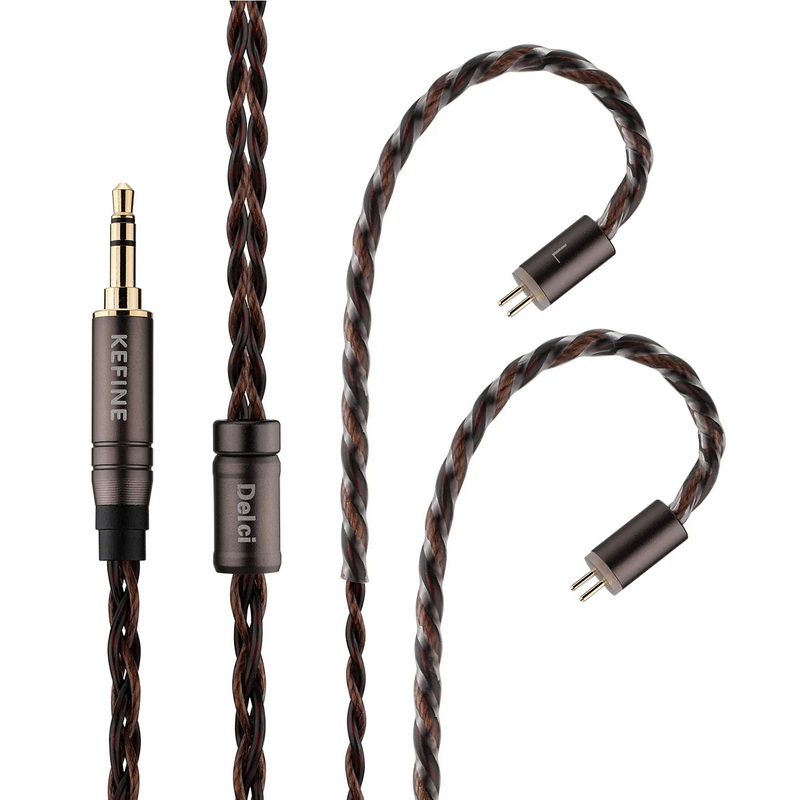 KEFINE Delci หูฟัง IEMs ไดรเวอร์ Dynamic 10 มม. ไดอะแฟรม DLC+PU ให้เสียงความละเอียดสูง ประกันศูนย์ไทย