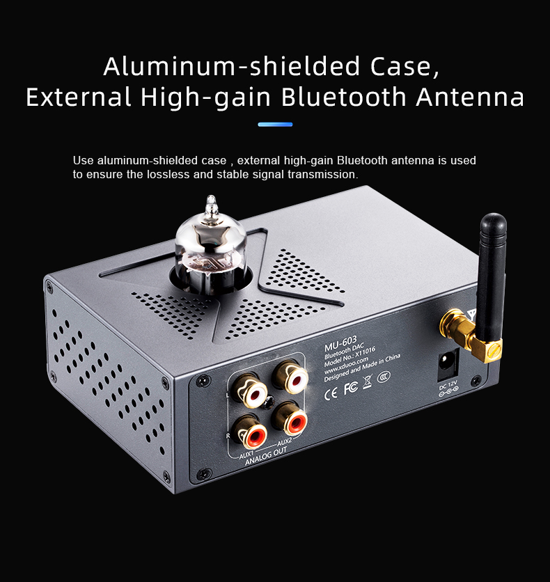 xDuoo MU-603 DAC&Amp หลอดแก้ว รองรับ Bluetooth ประกันศูนย์ไทย