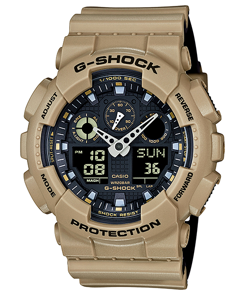 นาฬิกา Casio G-Shock Limited Layered Color series รุ่น GA-100L-8A (สีกากี) ของแท้ รับประกัน1ปี