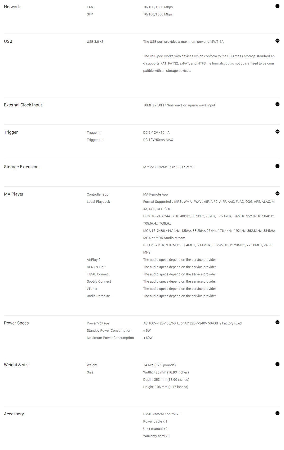 [PreOrder] Matrix Audio MS-1 เครื่องเล่นเพลง Music Streamer ชิป DAC/AMP AK4191 x2+AK4499 ประกันศูนย์ไทย