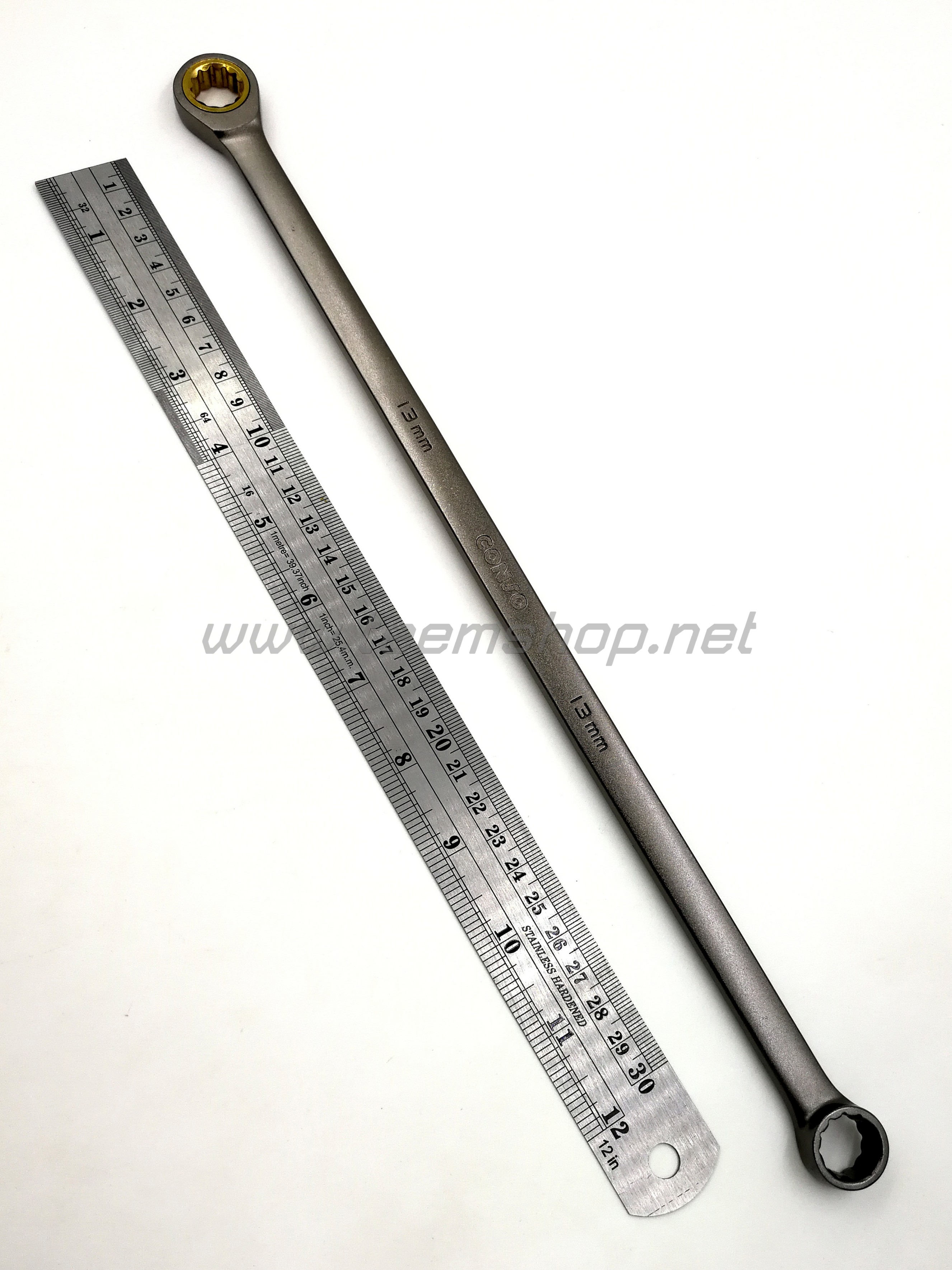 CONSO ประแจแหวนยาวพิเศษ MM 13x13 ฟรีสปีดข้างเดียว RXRW0013