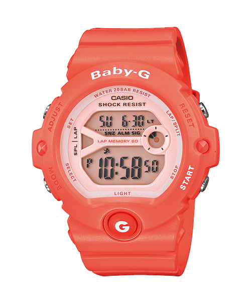 นาฬิกา คาสิโอ Casio Baby-G 200-meter water resistance รุ่น BG-6903-4 สีโอรส