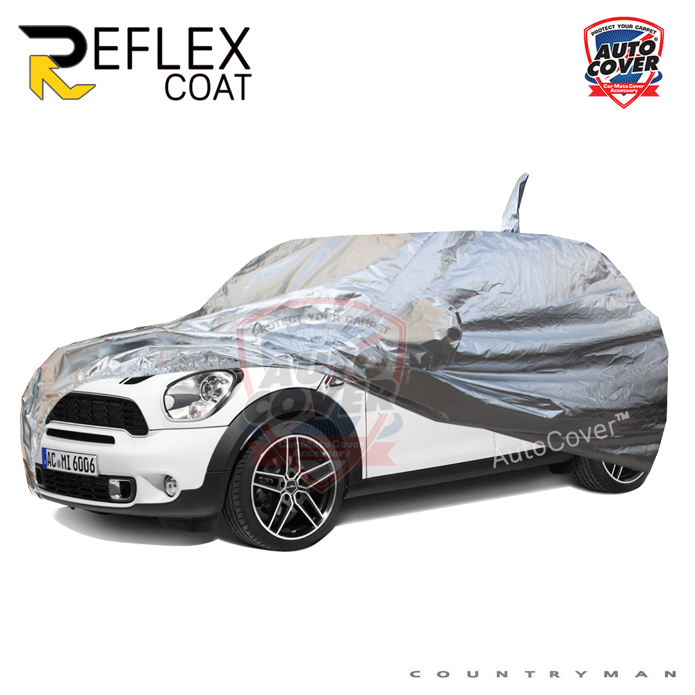 ผ้าคลุมรถเข้ารูป 100% รถ MINI COUNTRYMAN รหัส R60 ผ้าคลุมกันแดด กันไอร้อน กันน้ำ รุ่น REFLEX COAT