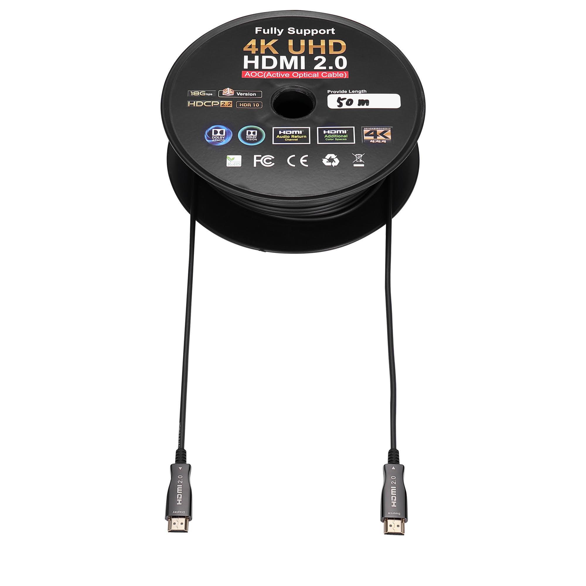 HDMI Cable 50 เมตร HDMI Active Optical Cable