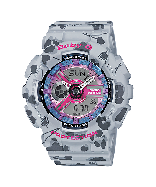 นาฬิกา Casio Baby-G Girls' Generation Flower Leopard series รุ่น BA-110FL-8A ของแท้ รับประกัน1ปี