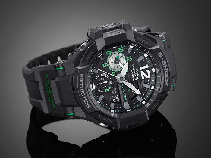 นาฬิกา คาสิโอ Casio G-SHOCK นักบิน GRAVITYMASTER รุ่น GA-1100-1A3