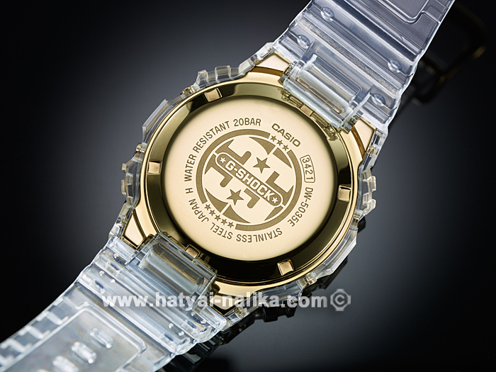นาฬิกา Casio G-Shock 35th Anniversary Limited GLACIER GOLD 5rd series รุ่น DW-5035E-7 ของแท้ รับประกัน1ปี