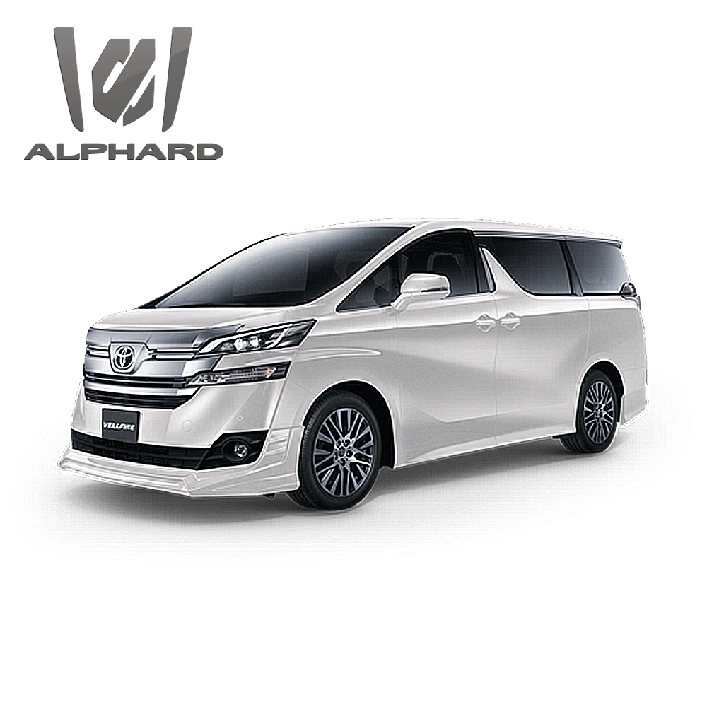 พรมปูพื้นรถยนต์ 6D รถ TOYOTA ALPHARD VELLFIRE ปี 2009-2015 พรมรถยนต์ ชุดเต็มคัน (รางซ้ายขวา2รางคู่) จำนวน 6 ชิ้น