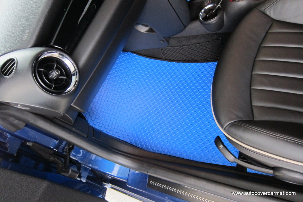พรมปูพื้นรถยนต์ พรมกระดุม รถ MINI COOPER COUPE รหัส R 58 ชุดพรมพื้น จำนวน 4 ชิ้น