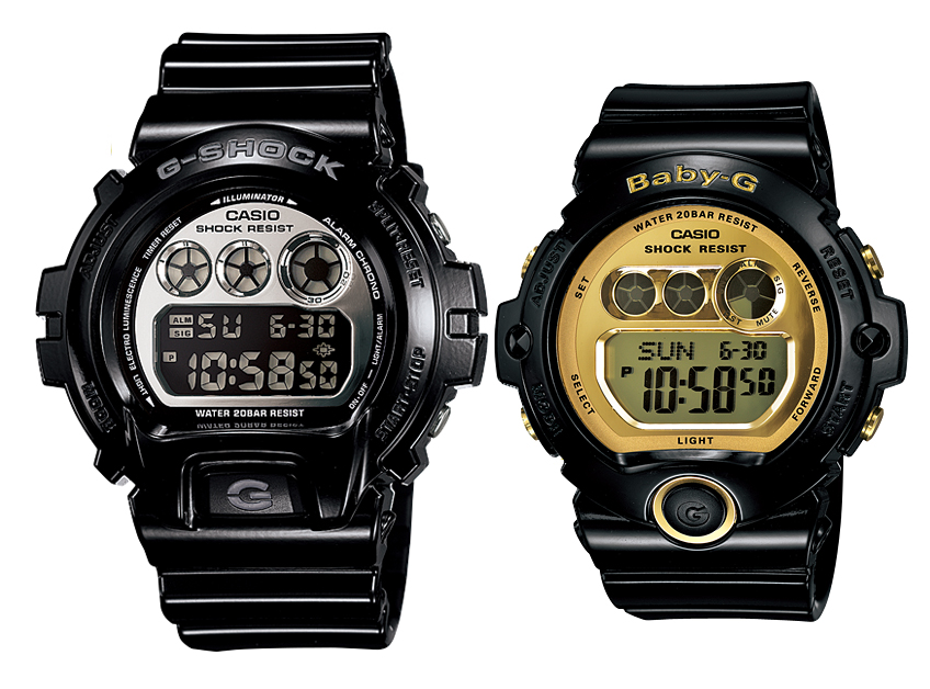 นาฬิกา Casio G-Shock x Baby-G เซ็ตคู่รัก รุ่น DW-6900NB-1 คู่ BG-6901-1 Pair set ของแท้ รับประกัน 1 ปี