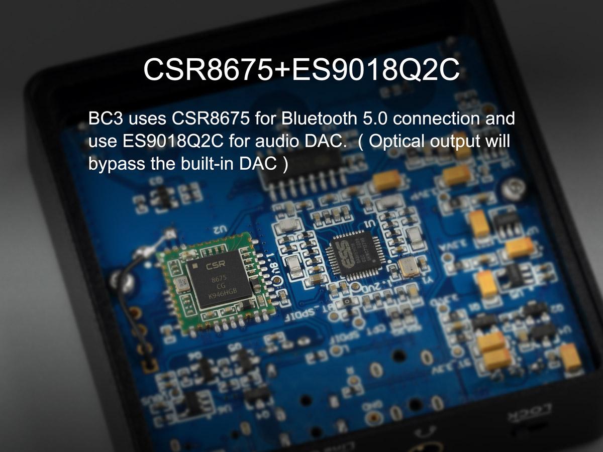 ขาย TOPPING BC3 ตัวรับสัญญาณ มือถือ รองรับ Bluetooth 5.0 , LDAC , Double Hi-Res