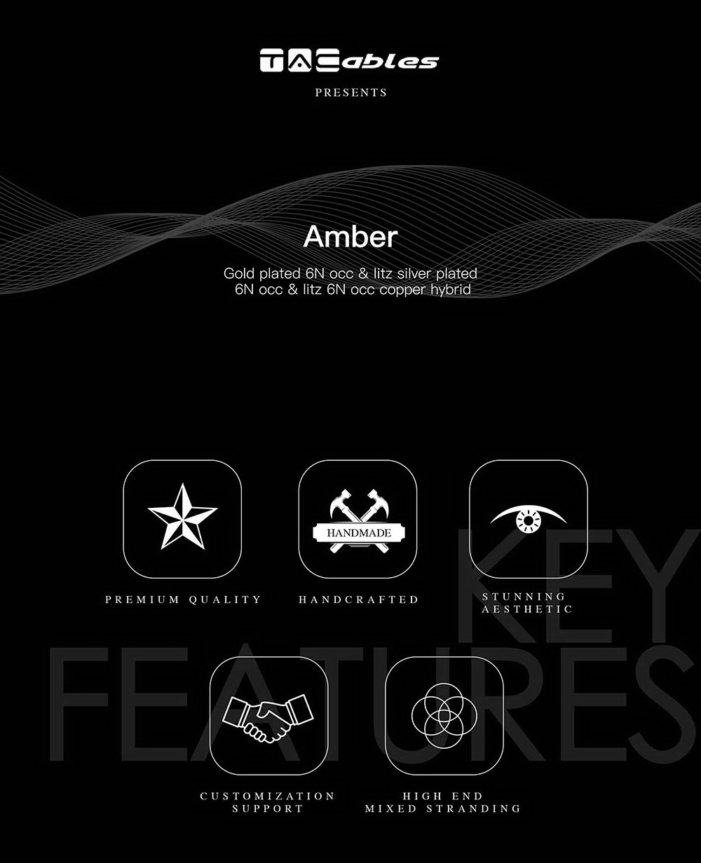 TACables Amber สายอัพเกรดหูฟัง Handmade ระดับเทพ
