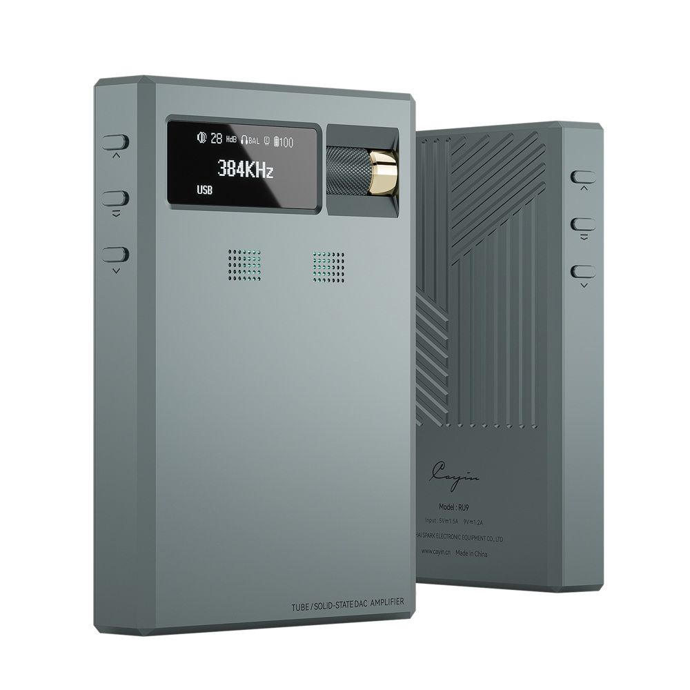 Cayin RU9 DAC/AMP พกพา หลอดสุญญากาศ Nutube 6p1 และ DAC Dual AK4493SEQ ประกันศูนย์ไทย