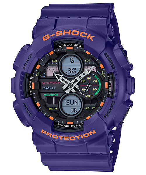 นาฬิกา Casio G-Shock ANALOG-DIGITAL GA-140 series รุ่น GA-140-6A "New EVANGELION" ของแท้ รับประกัน1ปี