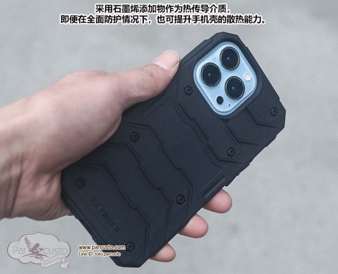 เคสกันกระแทก iPhone 13 mini, 13, 13 Pro, และ 13Pro Max (ต้องระบุรุ่น) จาก Fat Bear [หมด]