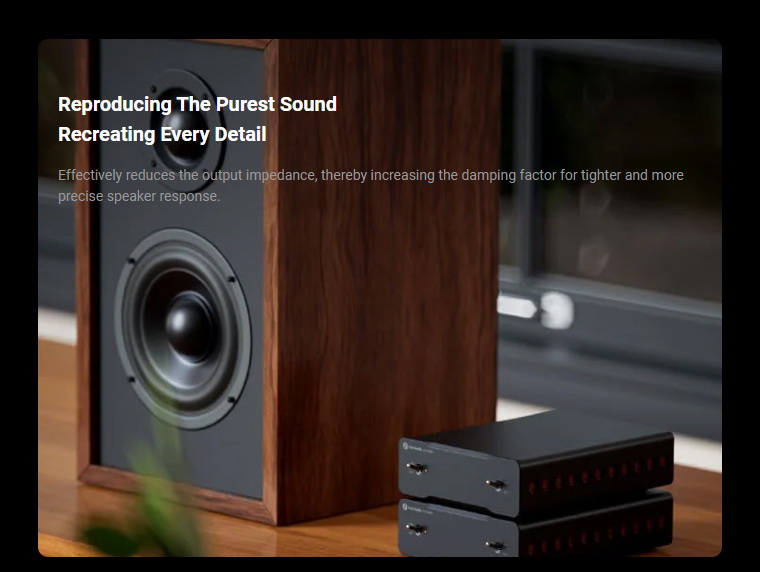 Fosi Audio V3 Mono Amplifier ตั้งโต๊ะ Class D ชิป TI TPA3255 ทรงพลัง เปลี่ยน OpAmp ได้ ประกันศูนย์ไทย