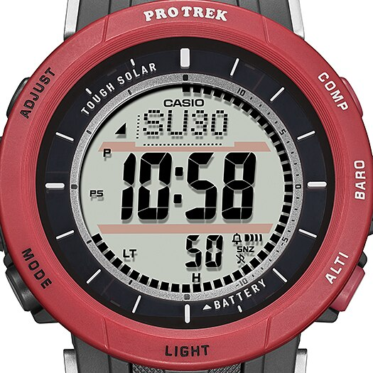 นาฬิกา คาสิโอ Casio PRO TREK PRG-30 Series รุ่น PRG-30B-4 สายผ้า ของแท้ รับประกัน 1 ปี