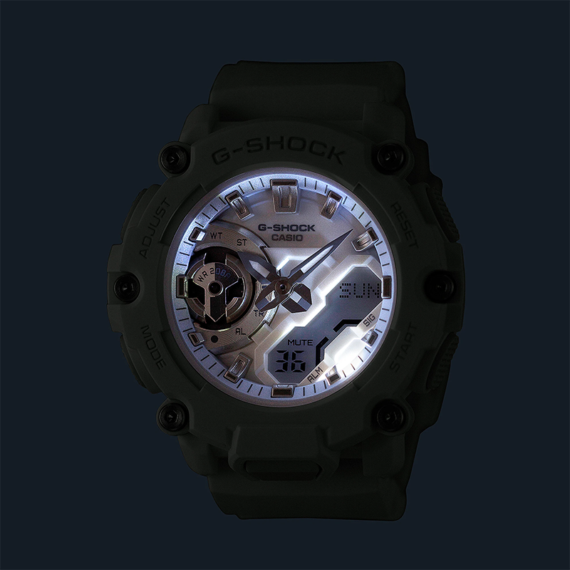 นาฬิกา Casio G-Shock Women ไซส์มินิ GMA-S2200 series รุ่น GMA-S2200M-7A ของแท้ รับประกัน1ปี