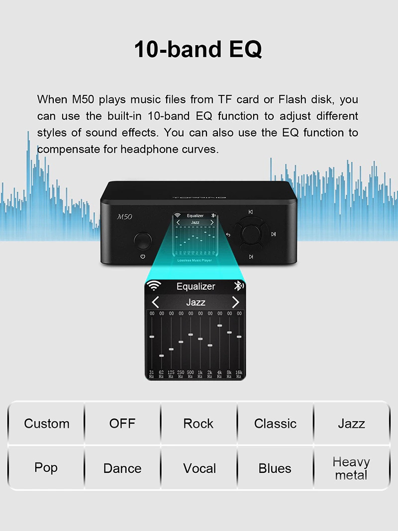 Topping M50 เครื่องเล่นเพลงเครือข่ายแบบตั้งโต๊ะ รองรับ DLNA, Airplay ประกันศูนย์ไทย