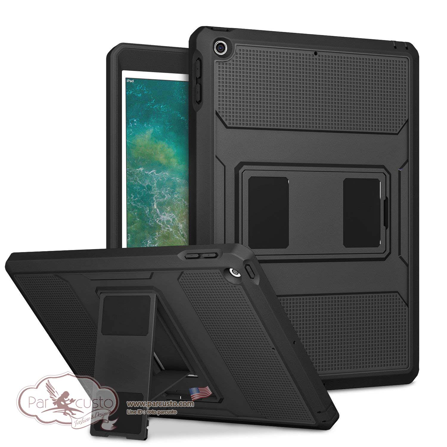 เคสกันกระแทก Apple New iPad 9.7 (2017/2018) [Rugged Hybrid] จาก MoKo [Pre-order USA]