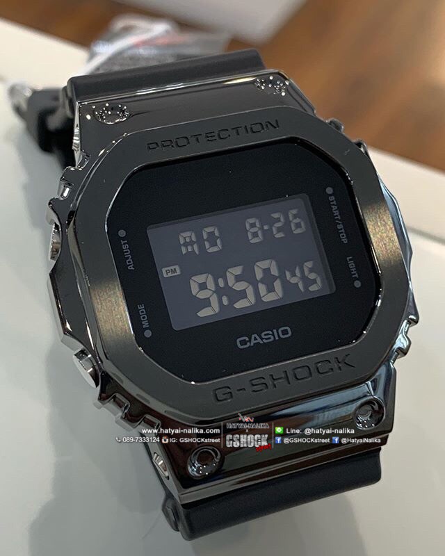 นาฬิกา Casio G-Shock Standard Digital GM-5600 series รุ่น GM-5600B-1 ของแท้ รับประกัน1ปี
