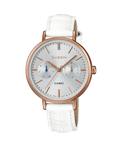นาฬิกา คาสิโอ Casio SHEEN MULTI-HAND รุ่น SHE-3054PGL-7A ของแท้ รับประกัน1ปี