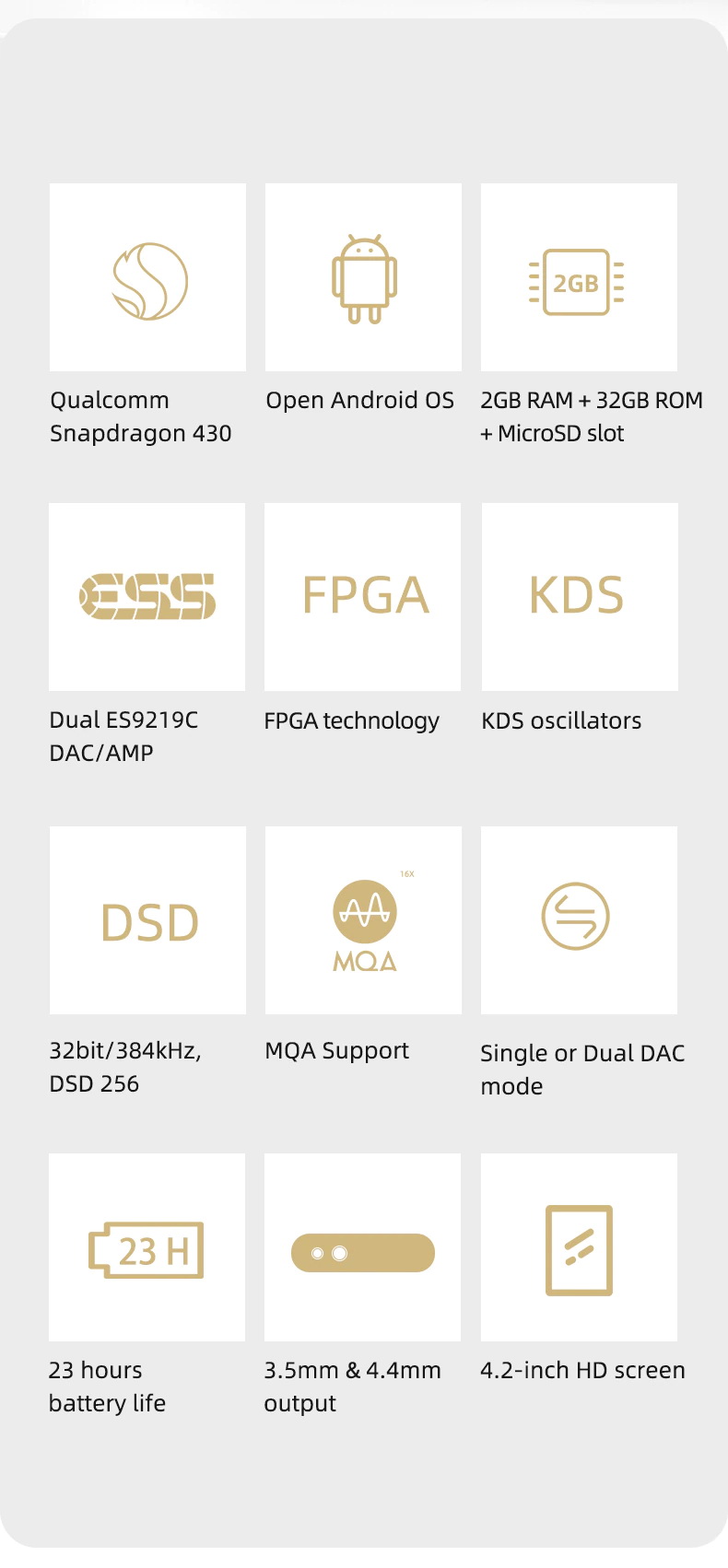 ขาย Shanling M3X Dap พกพาระบบ Android รุ่นล่าสุดรองรับ MQA