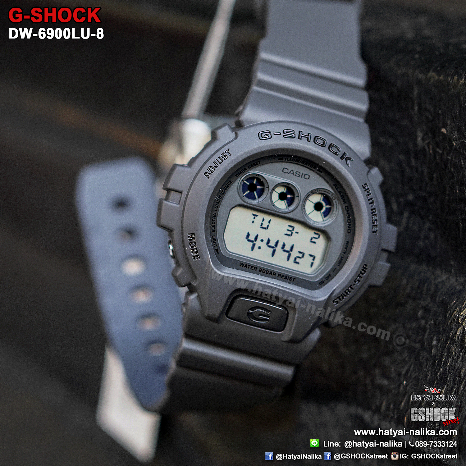 นาฬิกา Casio G-Shock DW-6900LU Layered Color Utility series รุ่น DW-6900LU-8 ของแท้ รับประกัน1ปี