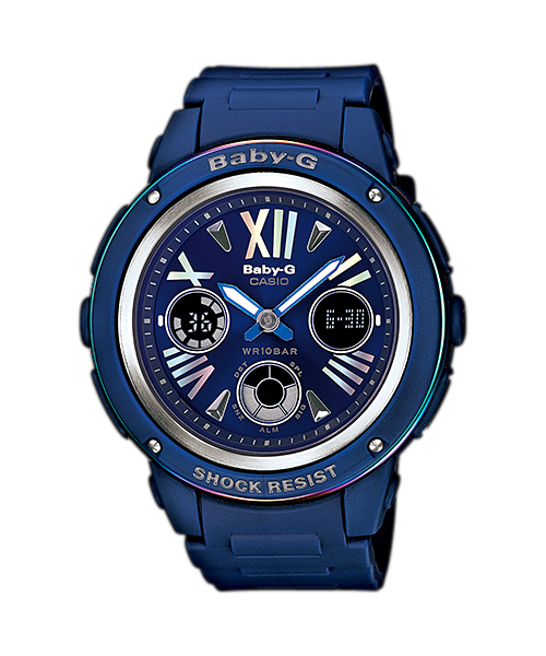 นาฬิกา คาสิโอ Casio Baby-G Standard ANALOG-DIGITAL รุ่น BGA-153AR-2B (หายาก)