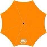 ร่มพับ 2 ตอน ผ้าUV โครงโลหะ มือเปิด สกรีนโลโก้