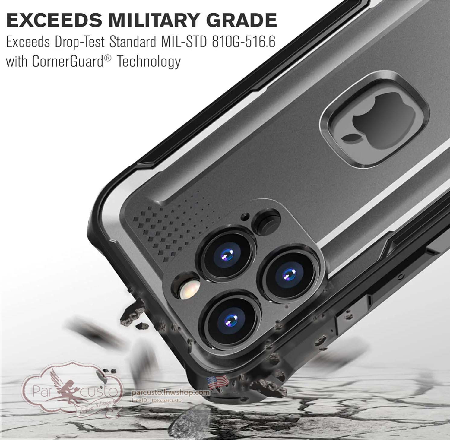 เคสกันกระแทก Apple iPhone 14 Pro Max [vArmor] จาก Vena (Pre-order USA)