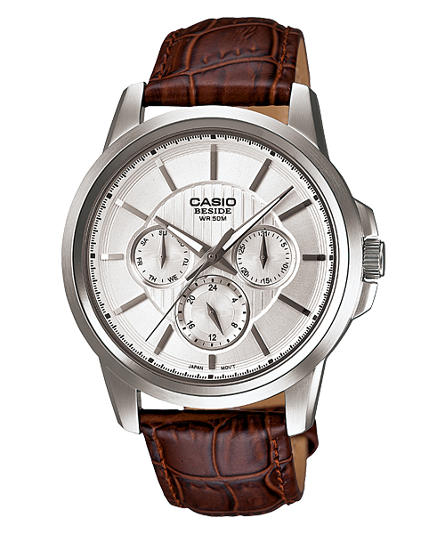 นาฬิกา คาสิโอ Casio BESIDE MULTI-HAND รุ่น BEM-307L-7AV ของแท้ รับประกัน 1 ปี