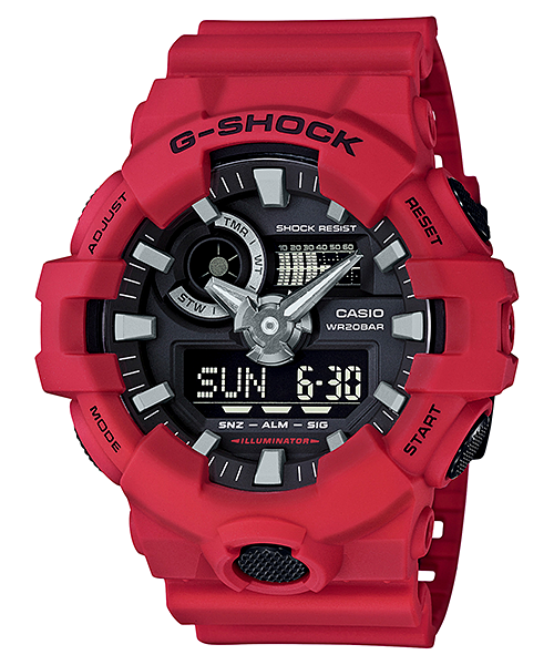 นาฬิกา คาสิโอ Casio G-Shock Standard ANALOG-DIGITAL รุ่น GA-700-4A ของแท้ รับประกัน 1 ปี