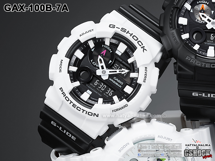 นาฬิกา Casio G-Shock G-LIDE รุ่น GAX-100B-7A "PANDA III" ของแท้ รับประกัน1ปี