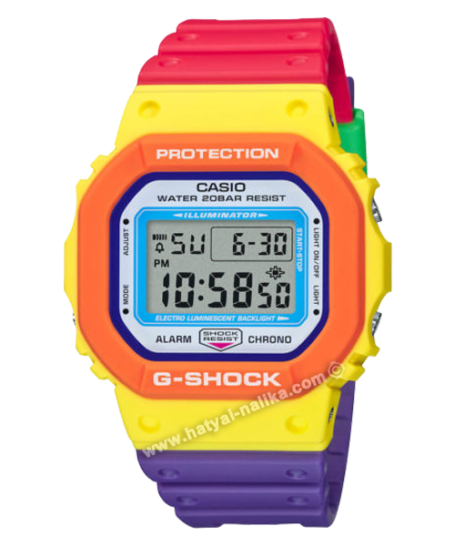 นาฬิกา Casio G-Shock Special Psychedelic Multi Colors series รุ่น DW-5610DN-9 ของแท้ รับประกัน1ปี
