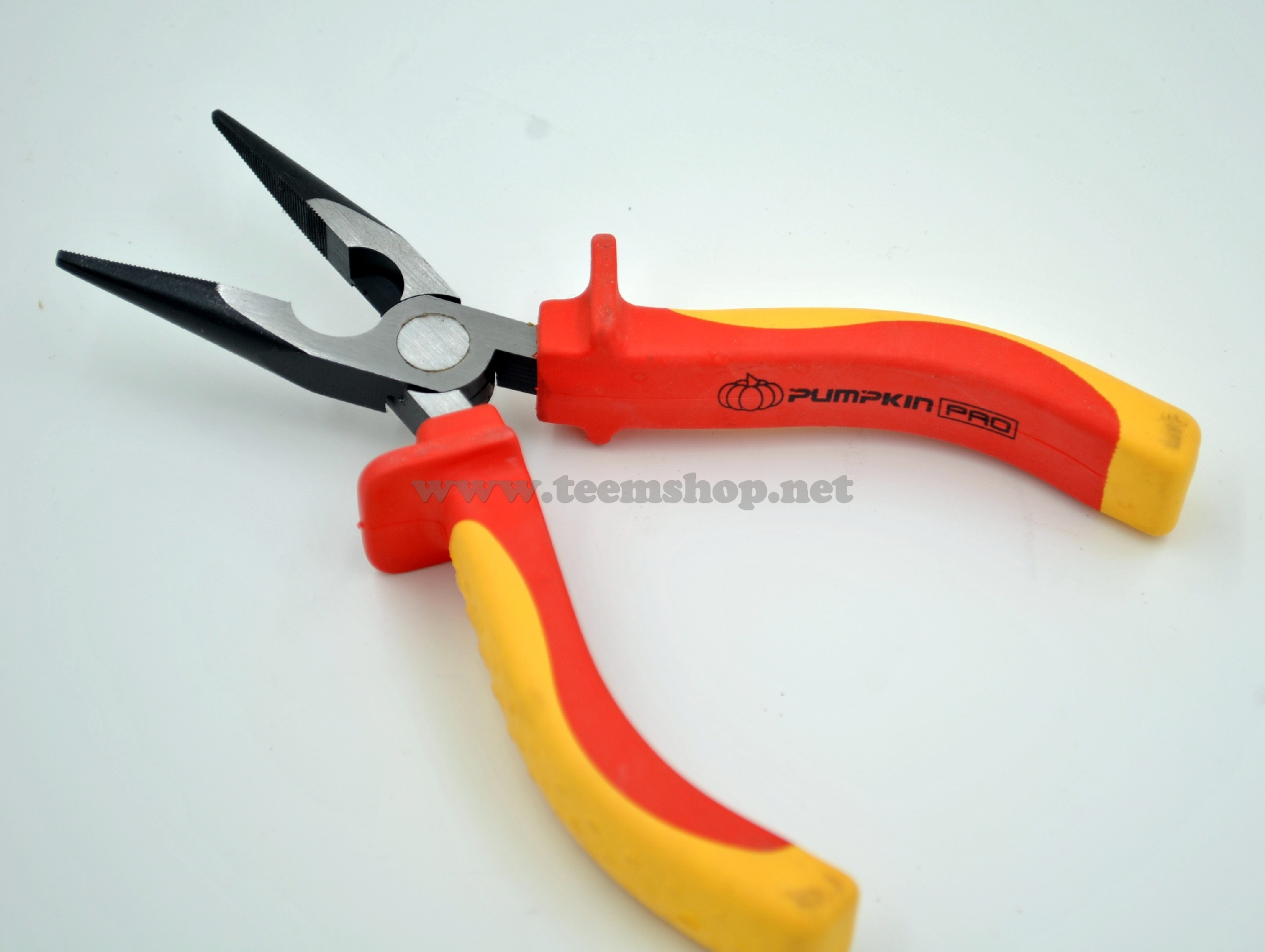 PUMPKIN-PRO คีมหุ้มฉนวนVDE ปากแหลม 6นิ้ว 1000v.