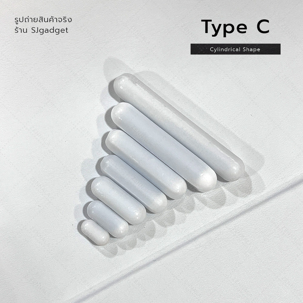 แท่งแม่เหล็กกวนสาร Magnetic Stirring Bars มีให้เลือก 3 แบบ