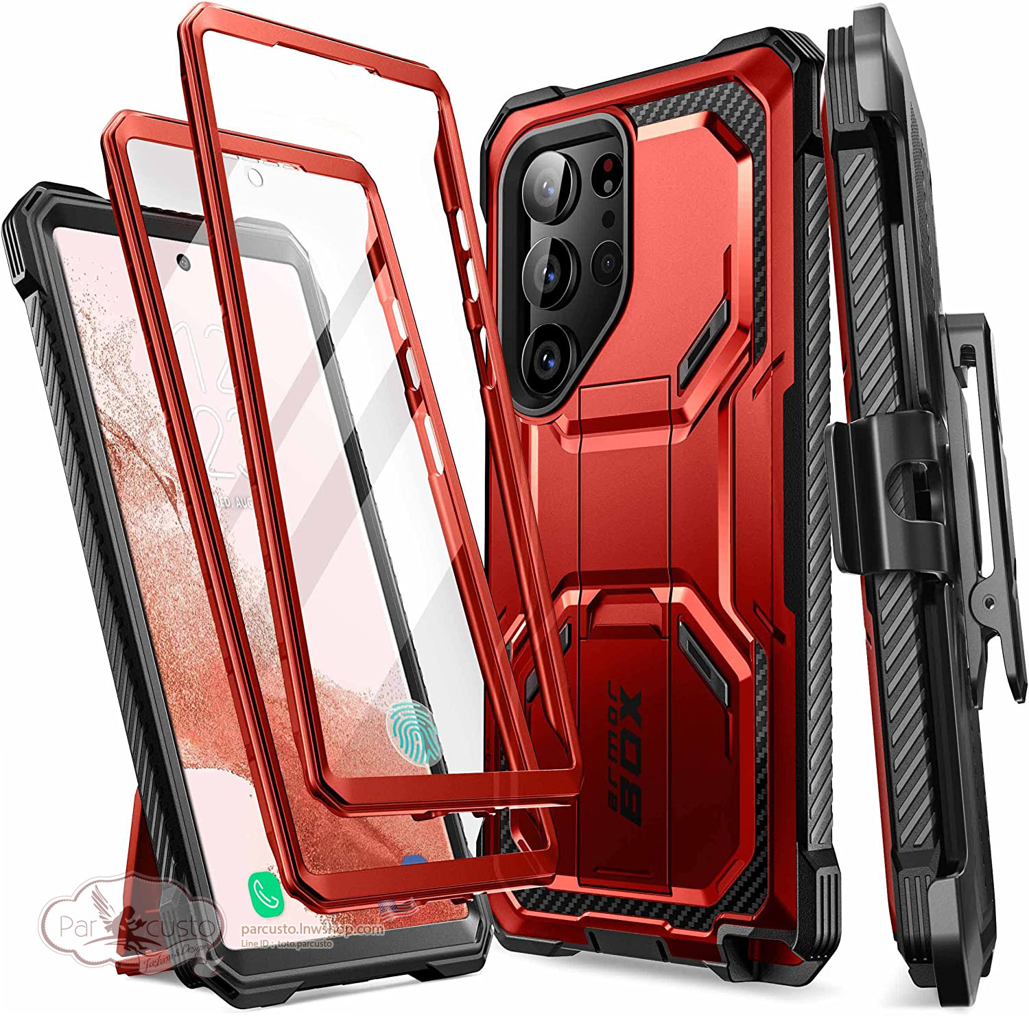 เคสกันกระแทก Samsung Galaxy S23 Ultra [Armorbox] จาก i-Blason [Pre-order USA]