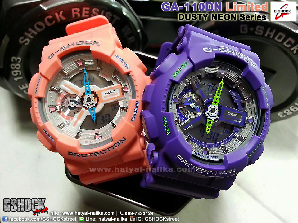 นาฬิกา คาสิโอ Casio G-Shock Limited Dusty Neon Series รุ่น GA-110DN-6A