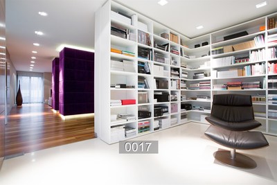 ฉากสำหรับถ่ายรูปหรือ Live สีสวยสด รูปชั้นวางของชั้นหนังสือ #01 ขนาด 2x1.5m [หมด]