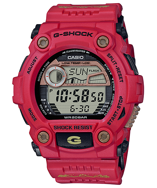 นาฬิกา Casio G-SHOCK Limited SEVEN LUCKY GODS series เจ็ดเทพเจ้าโชคลาภ รุ่น G-7900SLG-4 ของแท้ รับประกัน1ปี