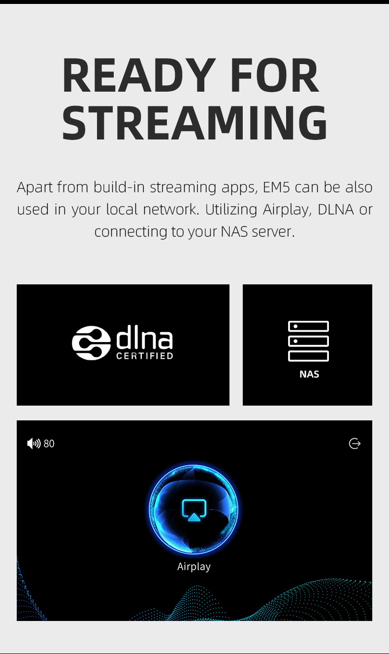 ขาย Shanling EM5 DAC/AMP สำหรับหูฟัง ระดับ high-end ประกันศูนย์ไทย