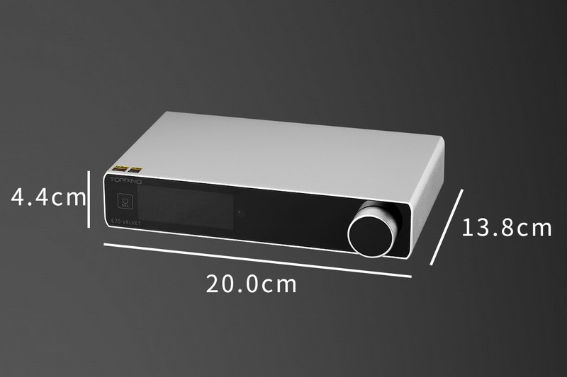 Topping E70 Velvet DAC ตั้งโต๊ะระดับเรือธง รองรับ Dual Hi-RES ประกันศูนย์ไทย