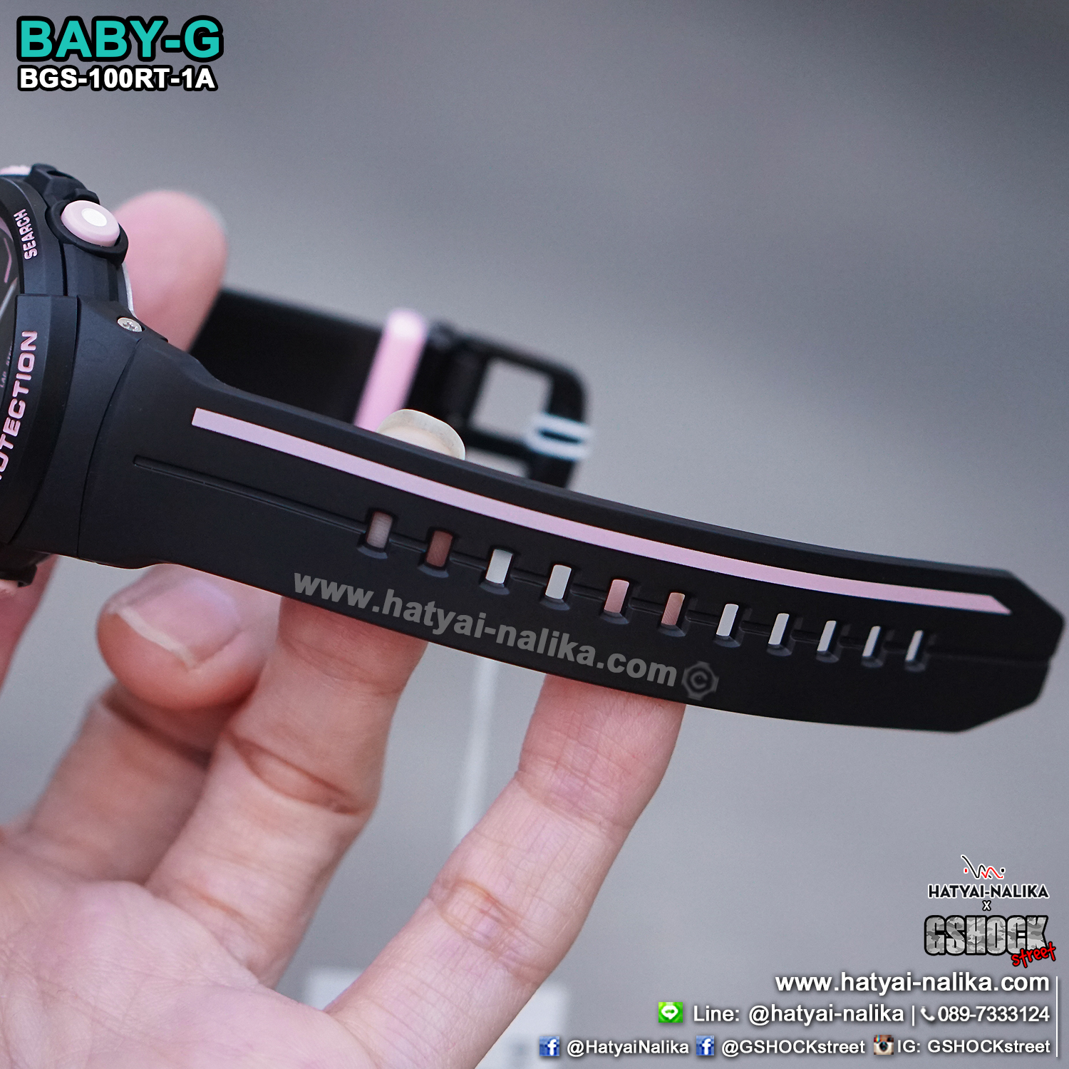 นาฬิกา Casio Baby-G for Running BGS-100RT Running Trendy series รุ่น BGS-100RT-1A ของแท้ รับประกัน1ปี