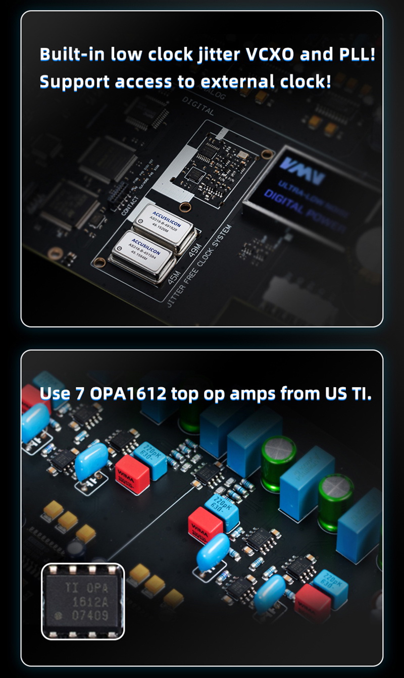 SMSL VMV D3 DAC ตั้งโต๊ะ ชิป PCM1704U-J R-2R ในตำนานรองรับ MQA