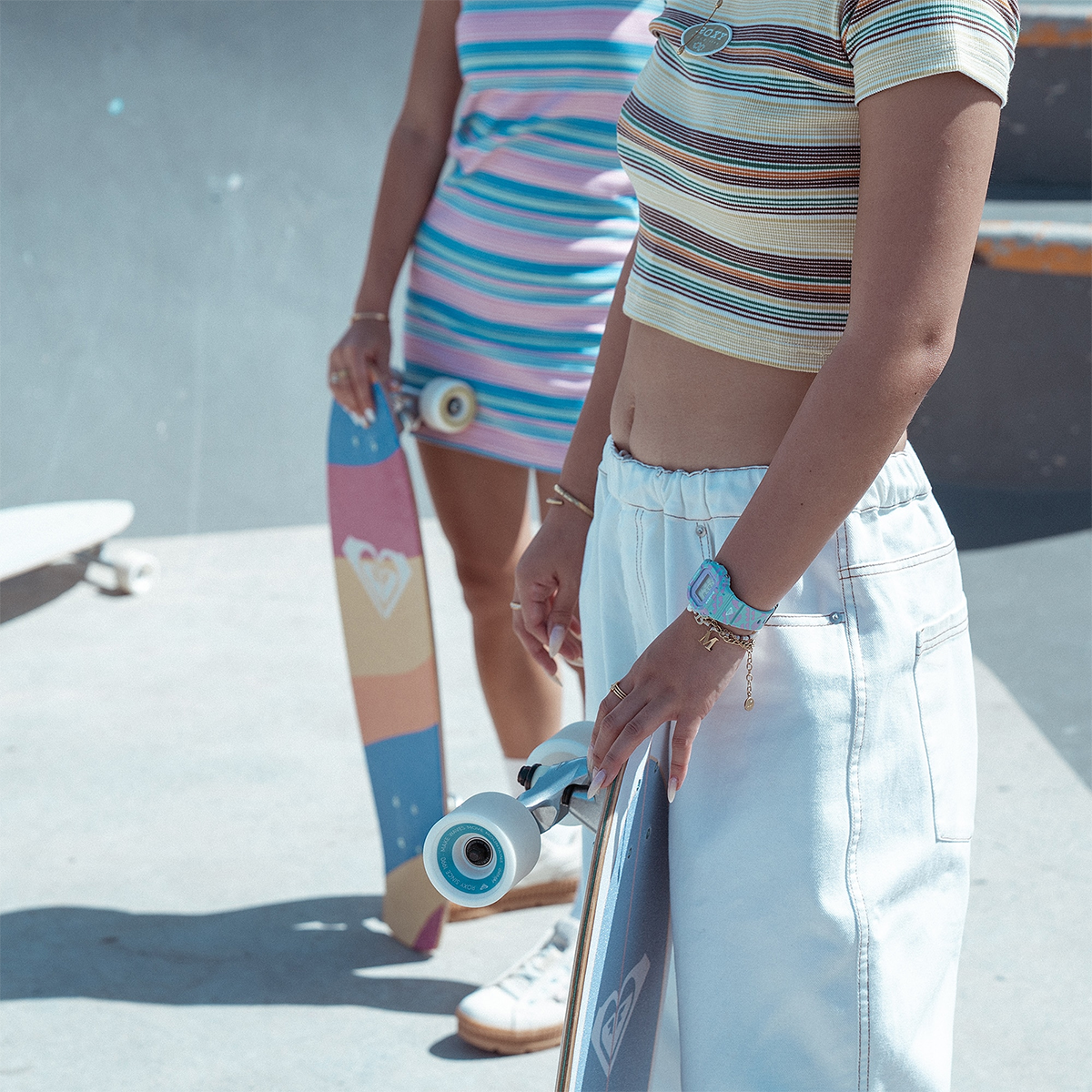 นาฬิกา Casio Baby-G Digital x ROXY Limited รุ่น BGD-565RX-2 ของแท้ รับประกัน1ปี