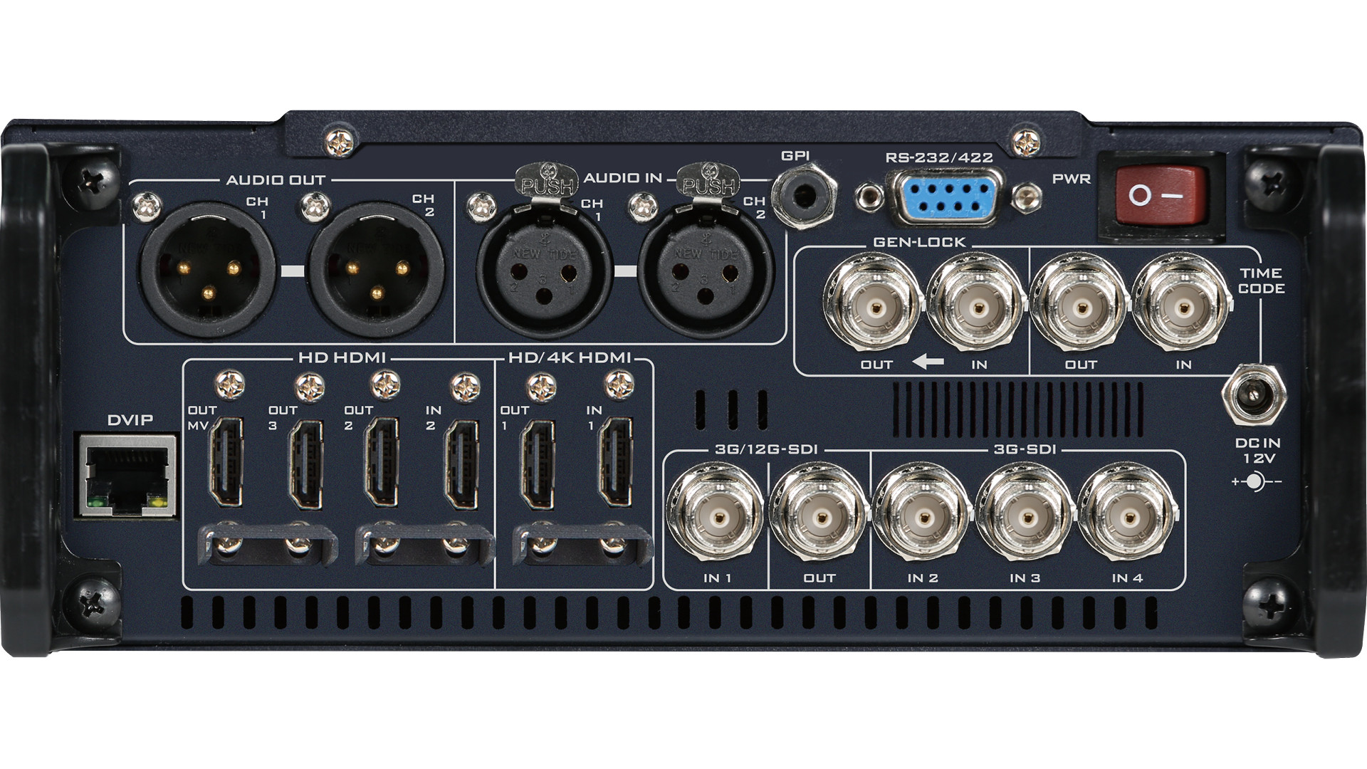 Datavideo HDR-80 HDD Recorder for SD/HD-SDI ProRes 4K Video Recorder- Desktop