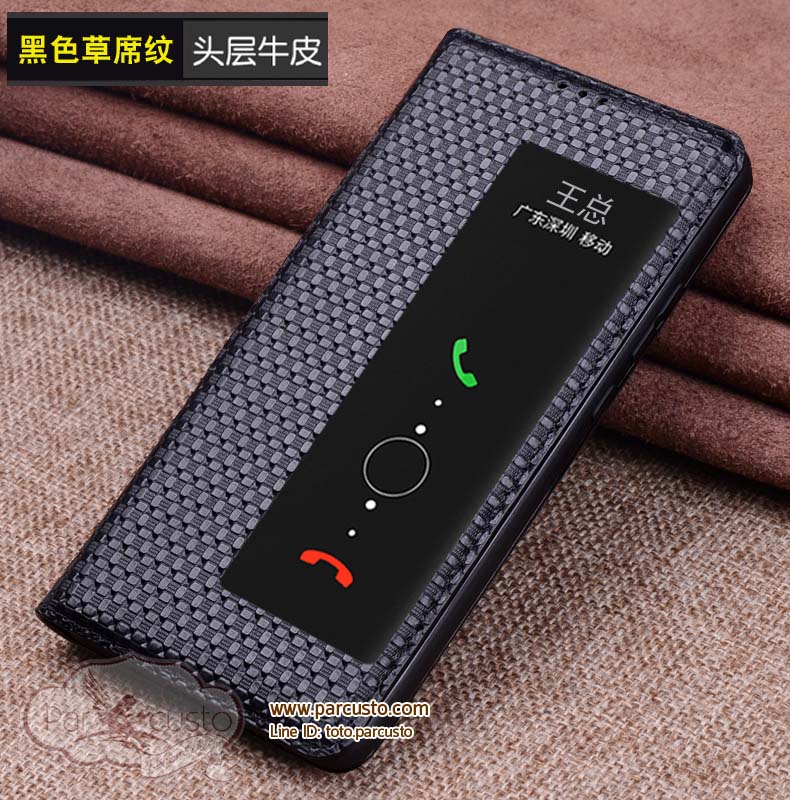 เคสหนังแท้ Huawei P30 และ P30 PRO (กรุณาระบุรุ่น) Design 04 จาก Wobiloo [Pre-order]